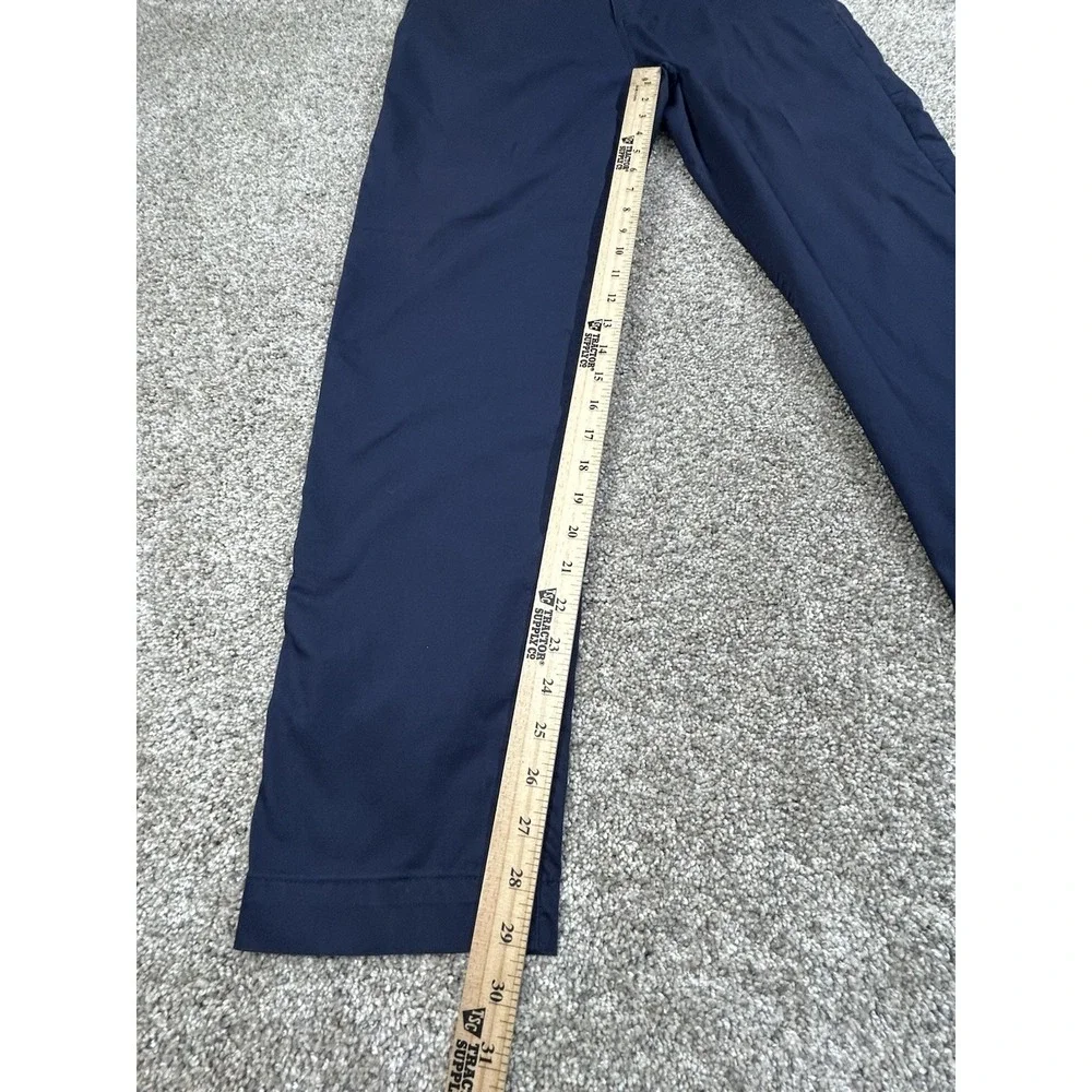 Nike Pants Mens 32x32 Blue Chino Straight Leg Dri Fit Lightweight Golf #0432